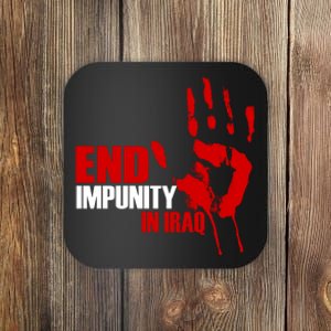 End Impunity In Iraq Coaster