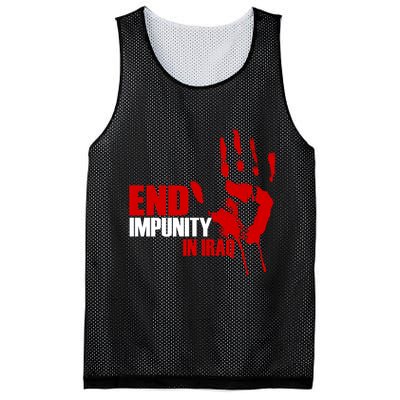 End Impunity In Iraq Mesh Reversible Basketball Jersey Tank