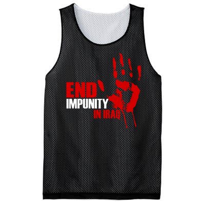 End Impunity In Iraq Mesh Reversible Basketball Jersey Tank