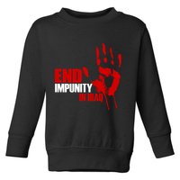 End Impunity In Iraq Toddler Sweatshirt