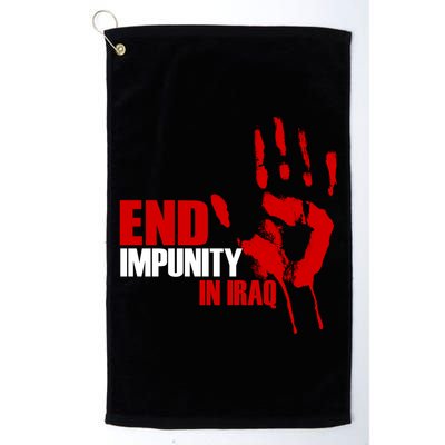 End Impunity In Iraq Golf Towel