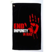 End Impunity In Iraq Golf Towel
