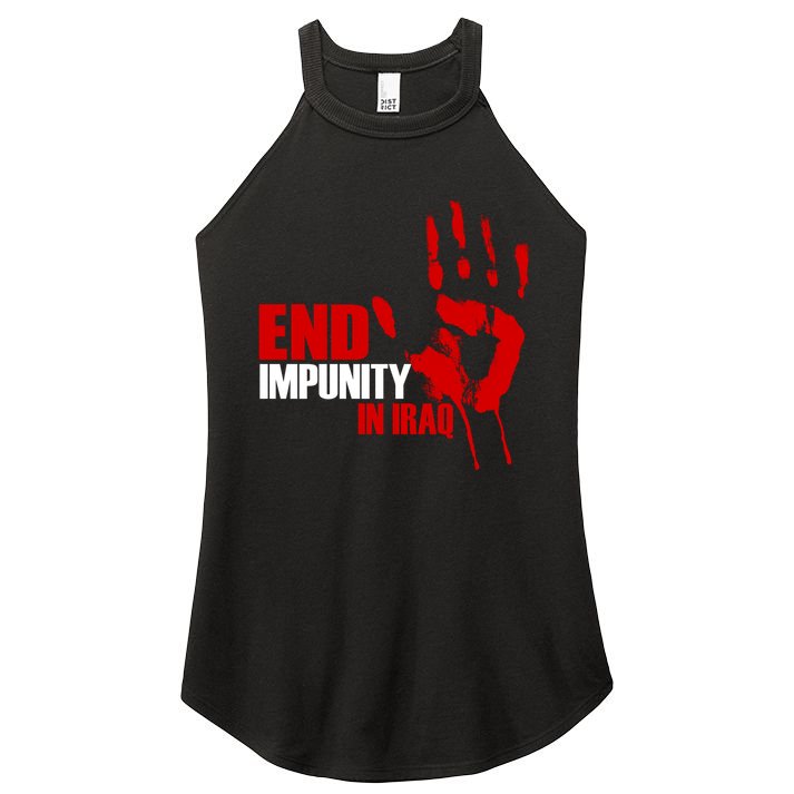 End Impunity In Iraq Women's Perfect Tri Rocker Tank