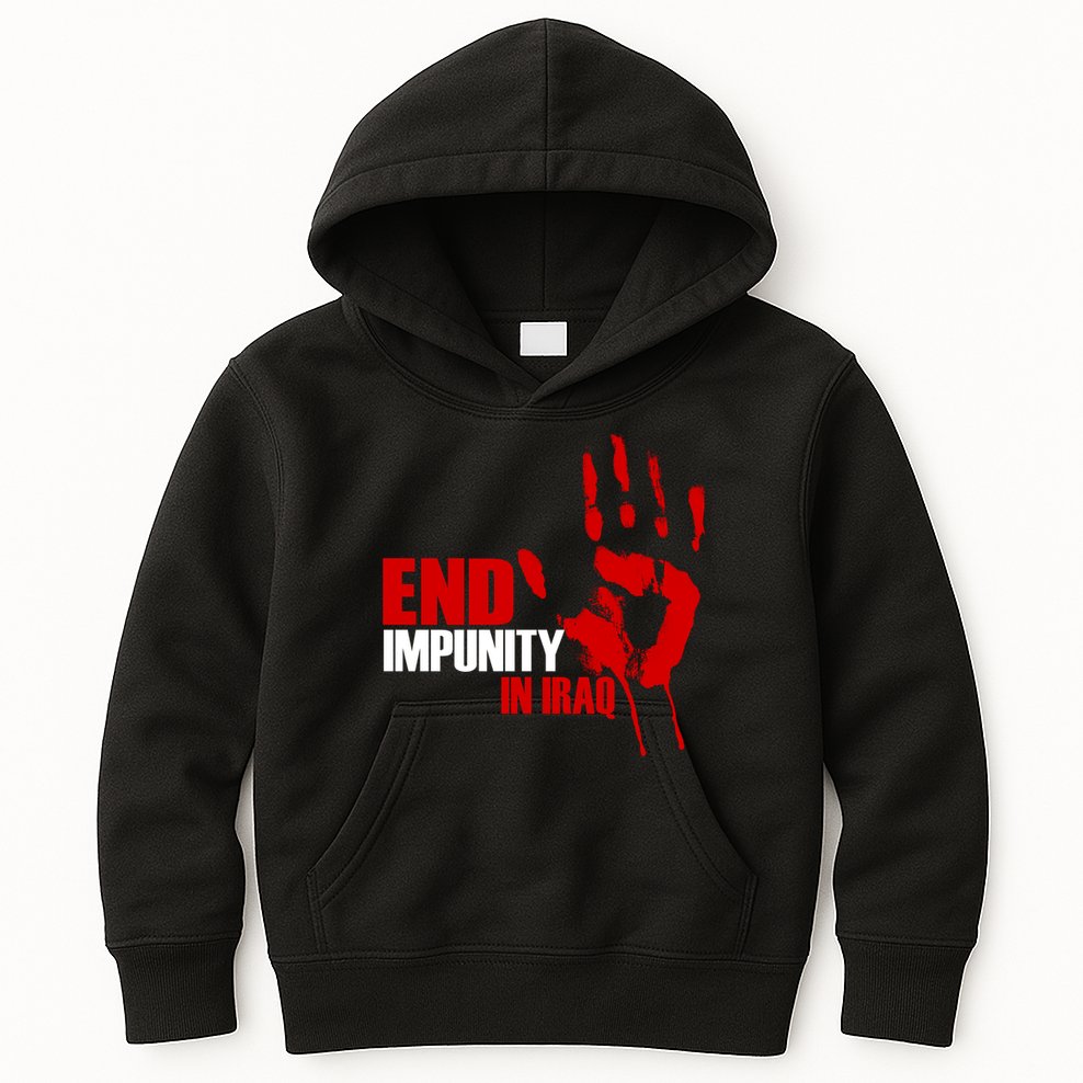 End Impunity In Iraq Kids Hoodie
