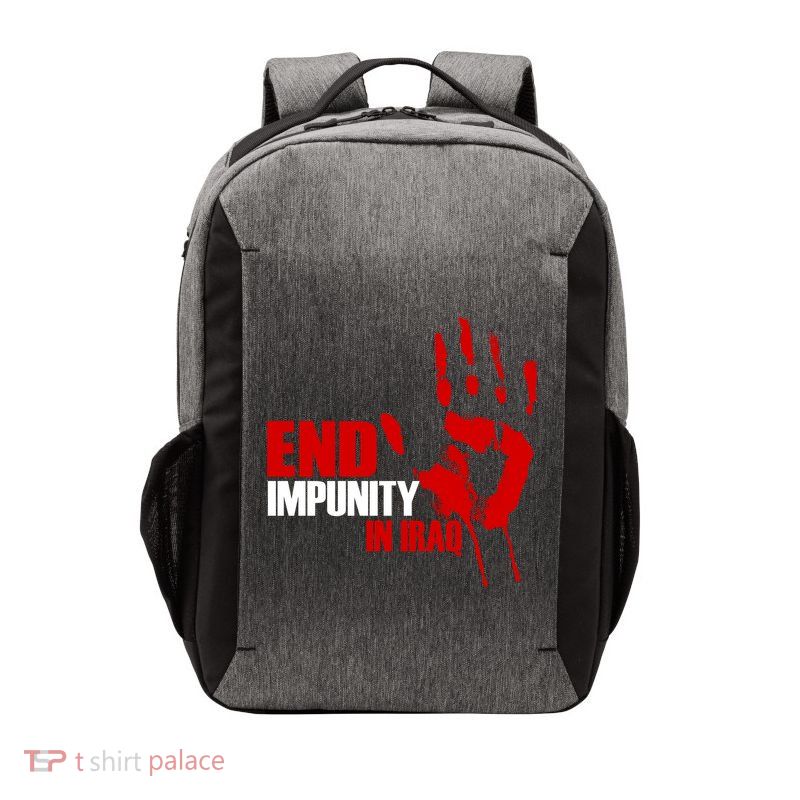 End Impunity In Iraq Vector Backpack