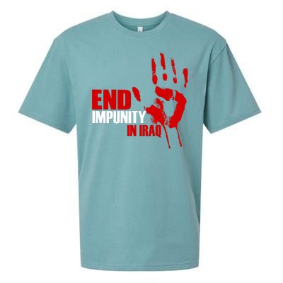 End Impunity In Iraq Sueded Cloud Jersey T-Shirt