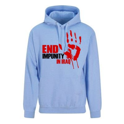 End Impunity In Iraq Unisex Surf Hoodie