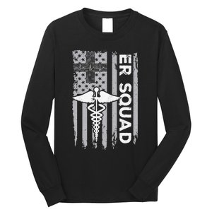 ER Nurse Doctor Emergency Room Hospital Squad Long Sleeve Shirt