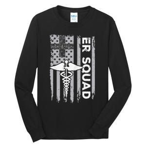 ER Nurse Doctor Emergency Room Hospital Squad Tall Long Sleeve T-Shirt