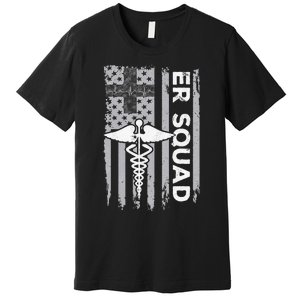 ER Nurse Doctor Emergency Room Hospital Squad Premium T-Shirt