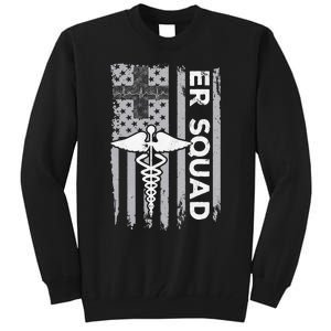 ER Nurse Doctor Emergency Room Hospital Squad Tall Sweatshirt