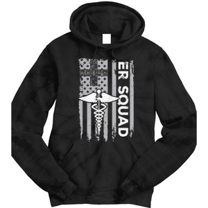 ER Nurse Doctor Emergency Room Hospital Squad Tie Dye Hoodie