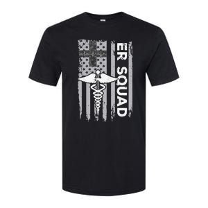 ER Nurse Doctor Emergency Room Hospital Squad Softstyle CVC T-Shirt