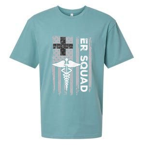 ER Nurse Doctor Emergency Room Hospital Squad Sueded Cloud Jersey T-Shirt