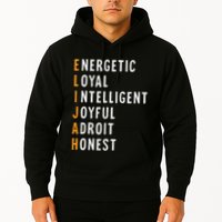 Elijah Name Definition Meaning Funny Birthday Hoodie