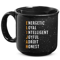 Elijah Name Definition Meaning Funny Birthday 15oz Campfire Ceramic Mug