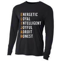 Elijah Name Definition Meaning Funny Birthday Cooling Performance Long Sleeve Crew