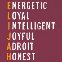 Elijah Name Definition Meaning Funny Birthday 16oz Travel Tumbler