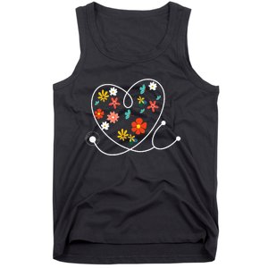 Easter Nurse Doctor Stethoscope Nurses Cute RN CNA Tank Top