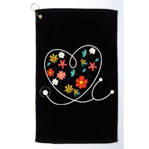 Easter Nurse Doctor Stethoscope Nurses Cute RN CNA Platinum Collection Golf Towel