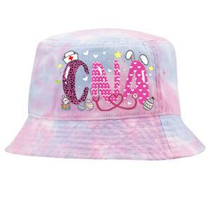 Easter Nurse Doctor Stethoscope Nurses Cute Tie-Dyed Bucket Hat