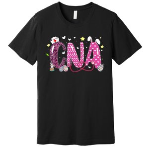 Easter Nurse Doctor Stethoscope Nurses Cute RN CNA Premium T-Shirt