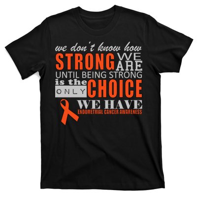 Endometrial Cancer Awareness T-Shirt