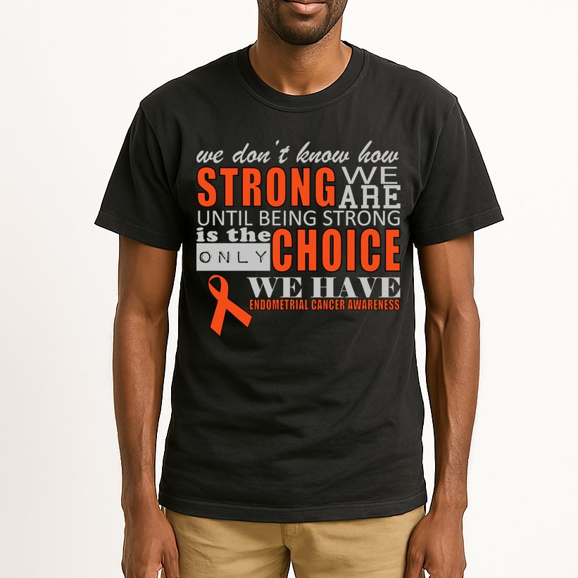Endometrial Cancer Awareness Tall T-Shirt