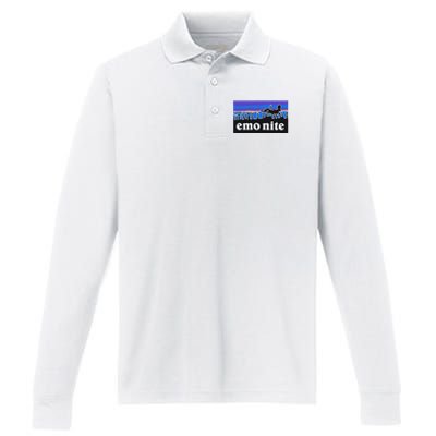 Emo Nite Emogonia Performance Long Sleeve Polo