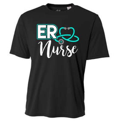 Er Nurse Emergency Room Medical Nursing School Nurse Day Cooling Performance Crew T-Shirt