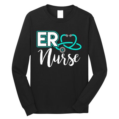 Er Nurse Emergency Room Medical Nursing School Nurse Day Long Sleeve Shirt