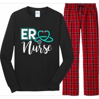 Er Nurse Emergency Room Medical Nursing School Nurse Day Long Sleeve Pajama Set