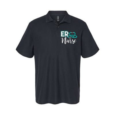 Er Nurse Emergency Room Medical Nursing School Nurse Day Softstyle Adult Sport Polo