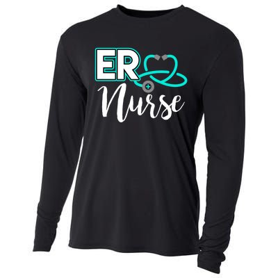 Er Nurse Emergency Room Medical Nursing School Nurse Day Cooling Performance Long Sleeve Crew