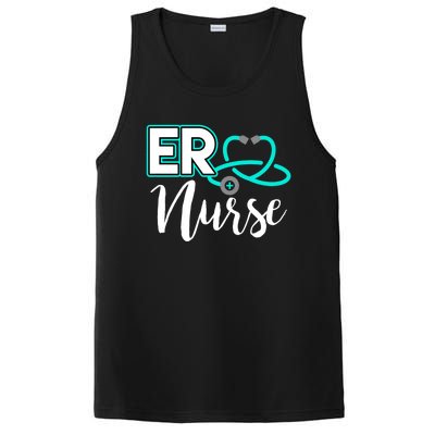 Er Nurse Emergency Room Medical Nursing School Nurse Day PosiCharge Competitor Tank