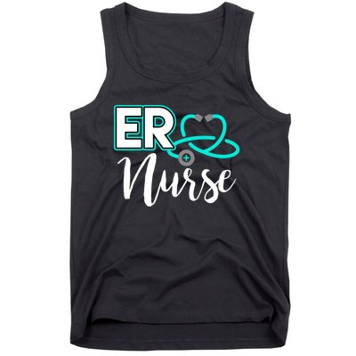 Er Nurse Emergency Room Medical Nursing School Nurse Day Tank Top