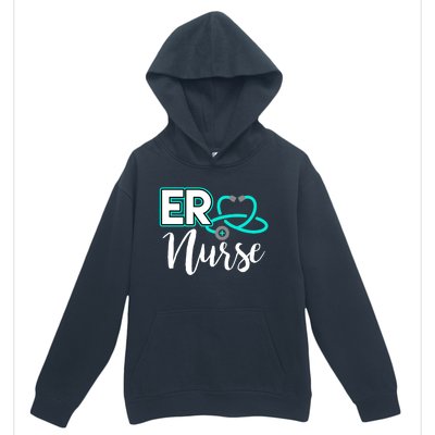 Er Nurse Emergency Room Medical Nursing School Nurse Day Urban Pullover Hoodie