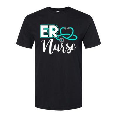 Er Nurse Emergency Room Medical Nursing School Nurse Day Softstyle CVC T-Shirt