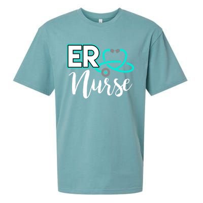 Er Nurse Emergency Room Medical Nursing School Nurse Day Sueded Cloud Jersey T-Shirt