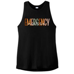 Emergency Nurse Emergency Room Nurse Er Nurse Gift Ladies PosiCharge Tri-Blend Wicking Tank