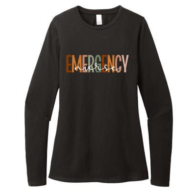 Emergency Nurse Emergency Room Nurse Er Nurse Gift Womens CVC Long Sleeve Shirt