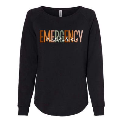 Emergency Nurse Emergency Room Nurse Er Nurse Gift Womens California Wash Sweatshirt