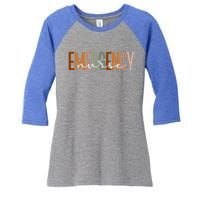 Emergency Nurse Emergency Room Nurse Er Nurse Gift Women's Tri-Blend 3/4-Sleeve Raglan Shirt