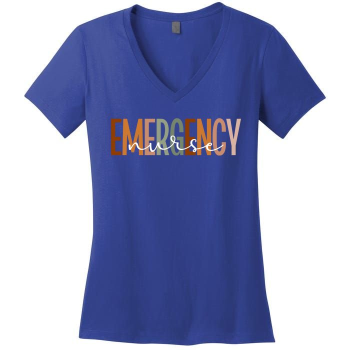 Emergency Nurse Emergency Room Nurse Er Nurse Gift Women's V-Neck T-Shirt