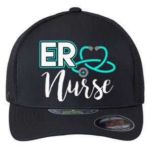 ER Nurse Emergency Room Medical Nursing School Birthday Gift Flexfit Unipanel Trucker Cap