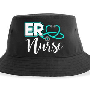 ER Nurse Emergency Room Medical Nursing School Birthday Gift Sustainable Bucket Hat