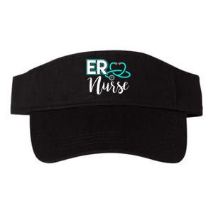 ER Nurse Emergency Room Medical Nursing School Birthday Gift Valucap Bio-Washed Visor