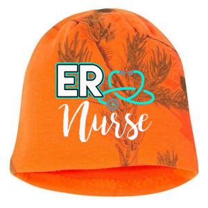 ER Nurse Emergency Room Medical Nursing School Birthday Gift Kati - Camo Knit Beanie