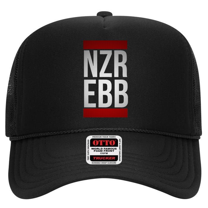 Ebm NîTzer Electronic Body Music Pro Nzr Ebb High Crown Mesh Back Trucker Hat