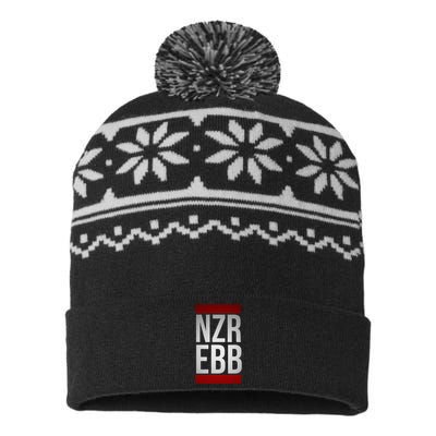 Ebm NîTzer Electronic Body Music Pro Nzr Ebb USA-Made Snowflake Beanie